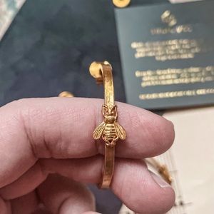 Julie Vos bee hoop earrings
